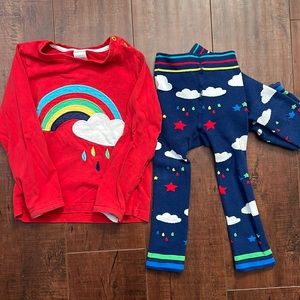 Blade & Rose Rainbow legging set size 3-4 years